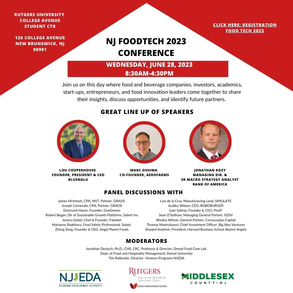 NJ Food Tech 2023 Conference Poster