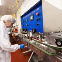 Panel to adjust fill level on new bottling line